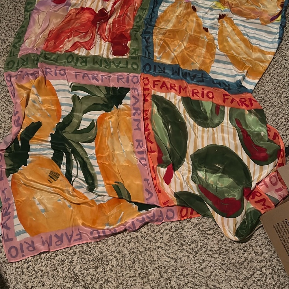 Farm Rio Colorful Fruit Scarf - Picture 2 of 8
